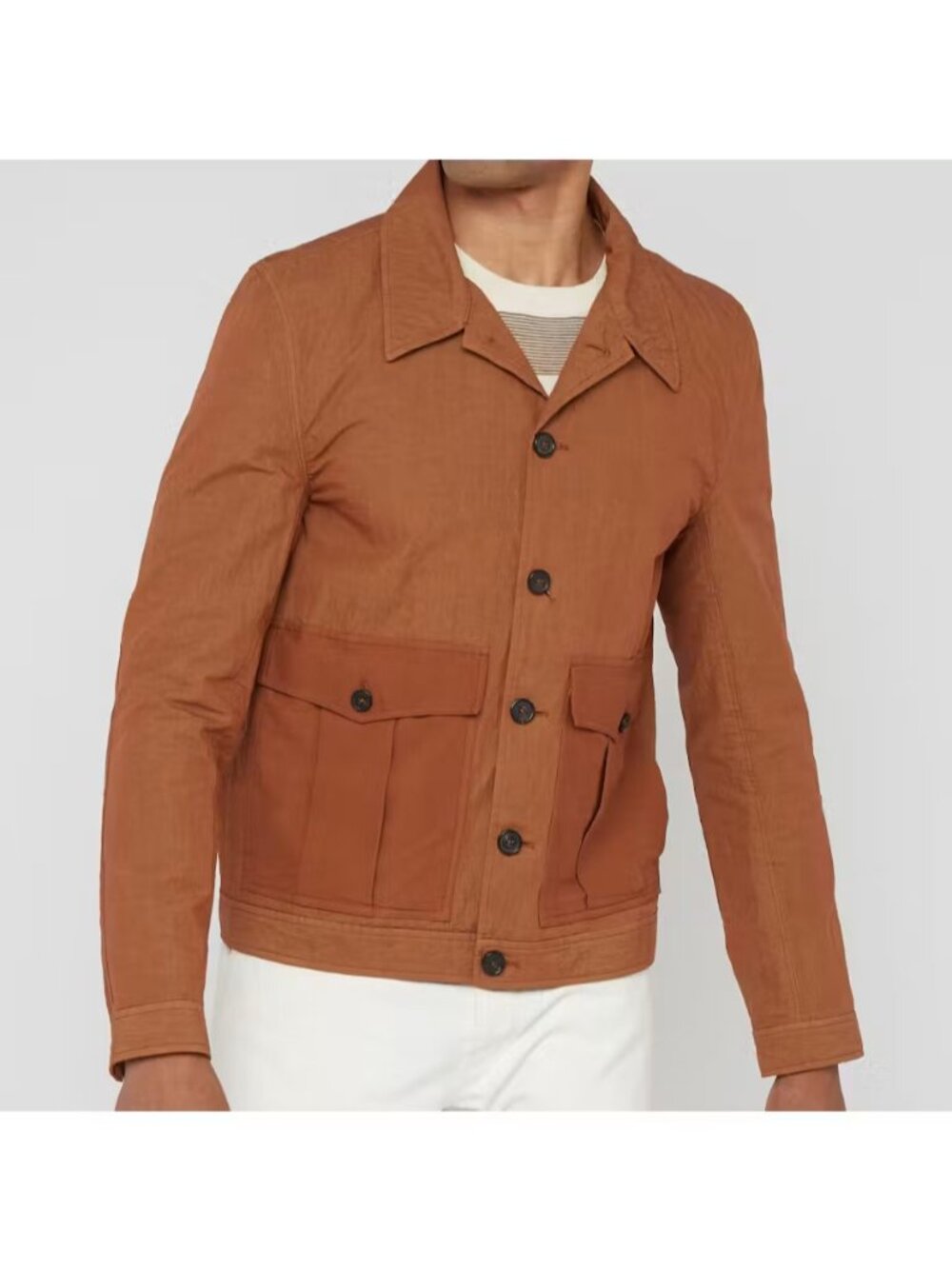 Billy Reid Lightweight Combo Cord Jacket Medium